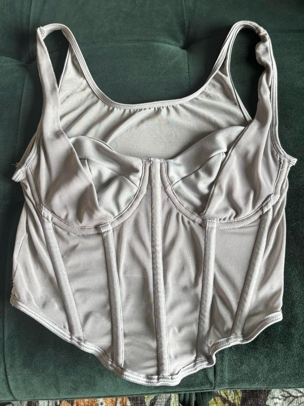 Corset Bustier in Gray